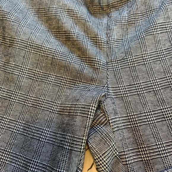 Halston black and white plaid pants - Picture 2 of 6